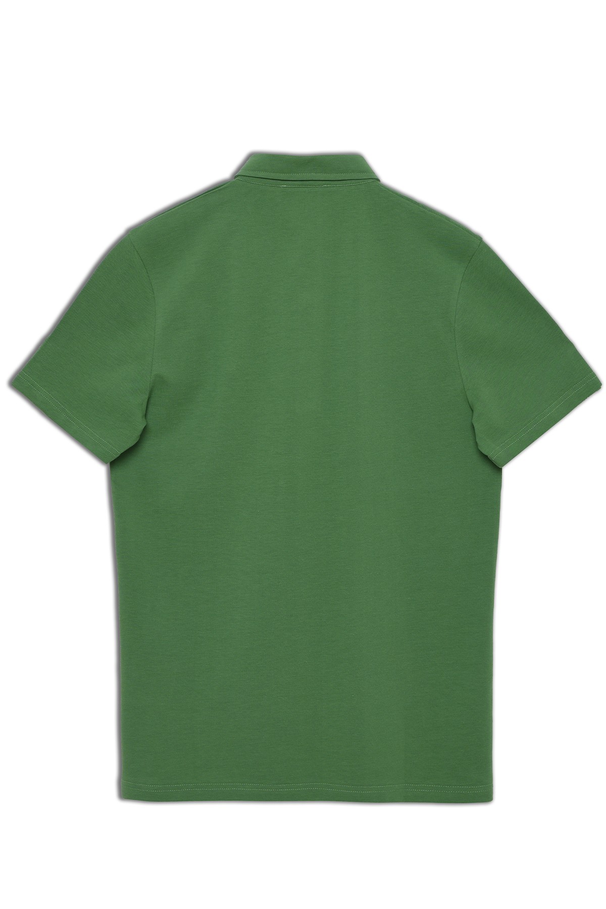 Vav Tasarım Punto Baskılı Pamuk Polo Yaka Yeşil T-shirt 23'